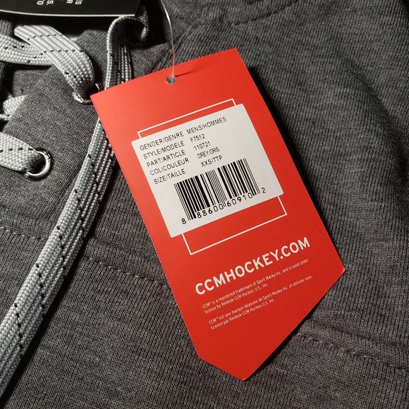 CCM Team Men's Hoodie - Grey - Picture 2 of 5